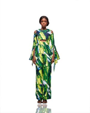 Zaria Cut-Out Wide-Leg Jumpsuit