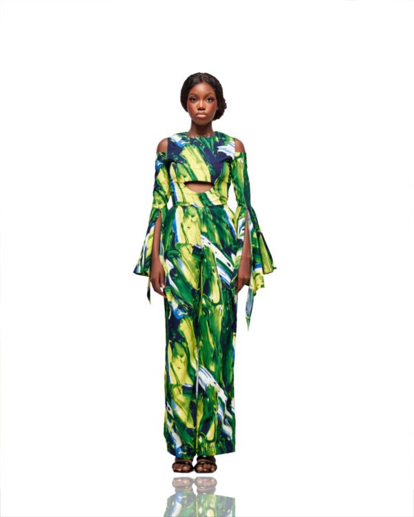Zaria Cut-Out Wide-Leg Jumpsuit