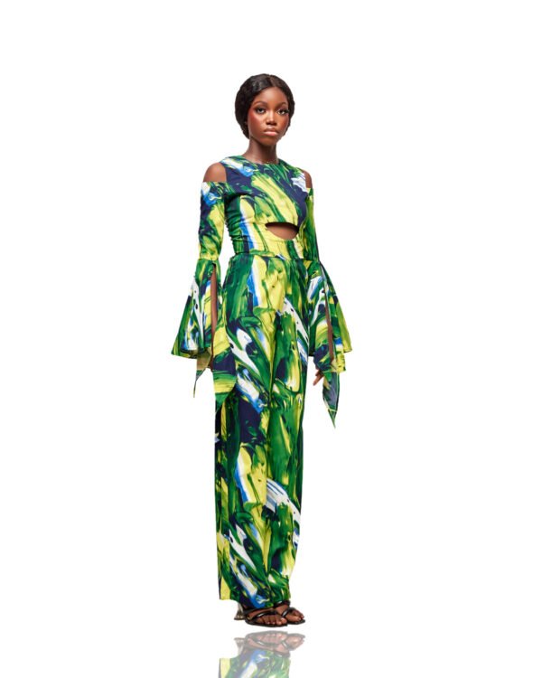 Zaria Cut-Out Wide-Leg Jumpsuit - Image 3