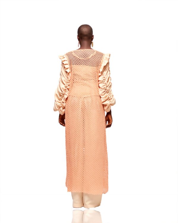 Blush Ruched Kimono 3-Piece Set - Image 2